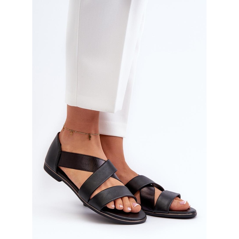 Sandalen Modell 21SD35-3882 Schwarz 1