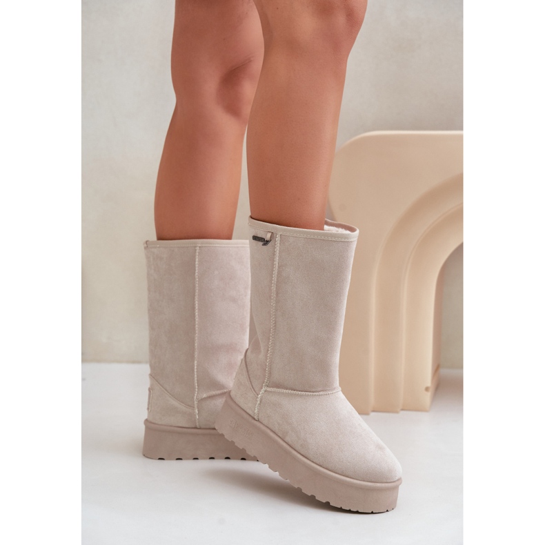 Big Star OO274894 Hellbeige Schneestiefel 1