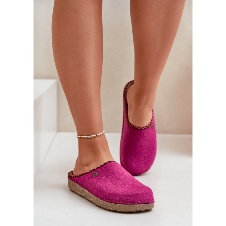 Inblu-Hausschuhe ED000018 Fuchsia rosa 1