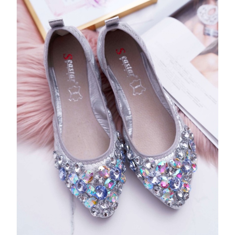 Ballerinas Modell C87 Silber silber- 2