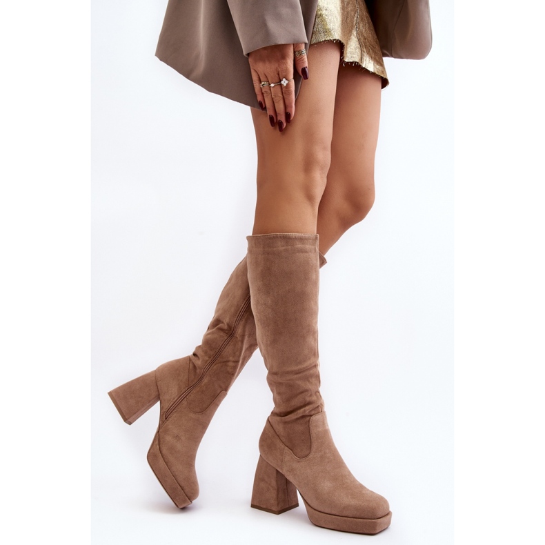 Stiefel Modell 168-501 Beige 1