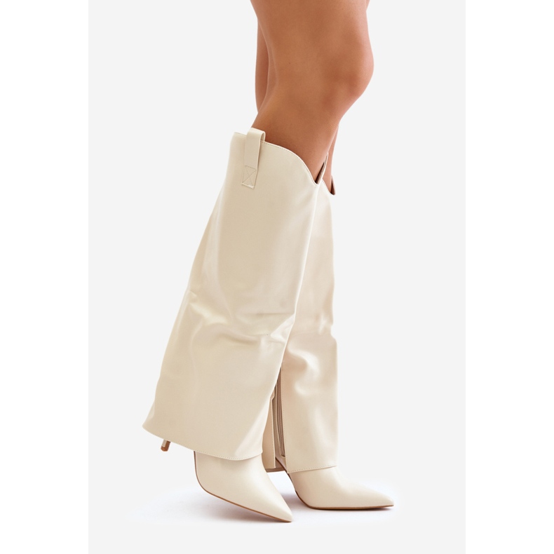 Modell 35858 Hellbeige Stiefel 1