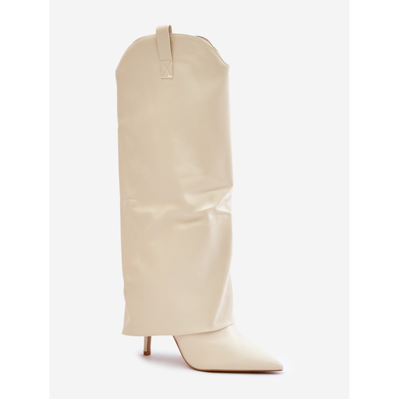 Modell 35858 Hellbeige Stiefel 2