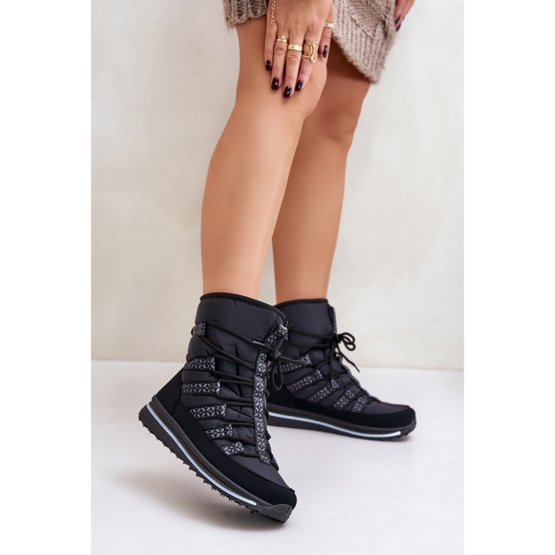 Progress PROGJ-20-02 Schwarze Schneestiefel 1