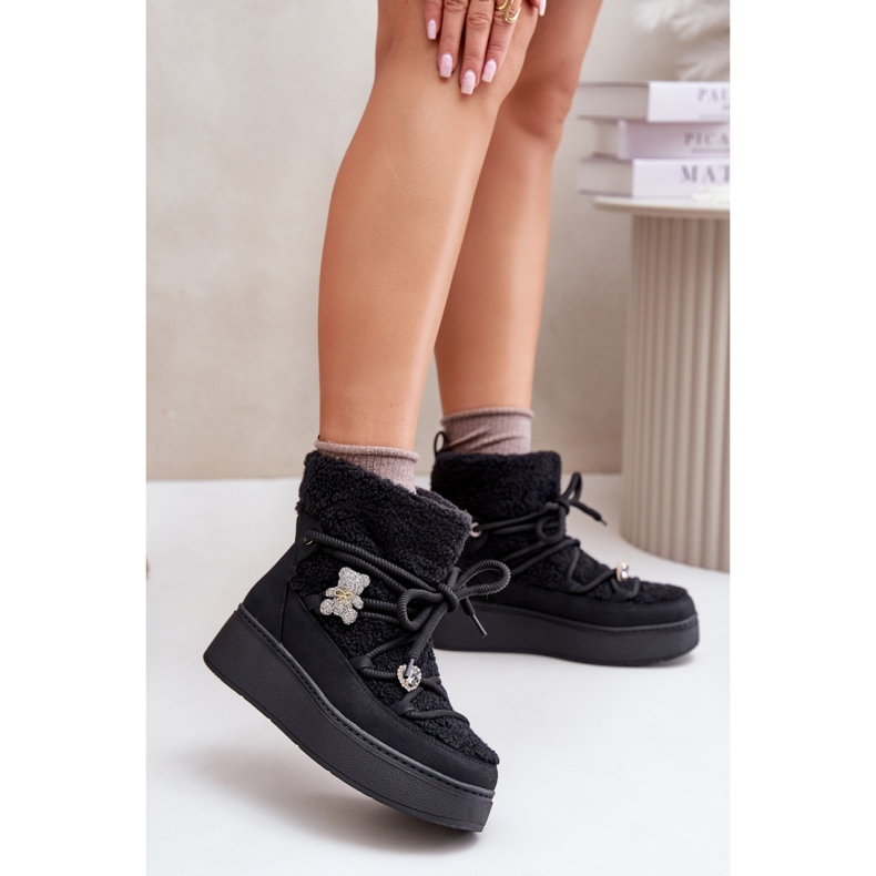 Schneestiefel Modell UK180P Schwarz 1