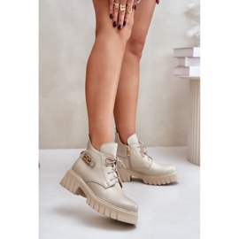 Zazoo 60483 Beige Stiefeletten 1