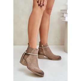 Zazoo 60478 Beige Stiefeletten 1