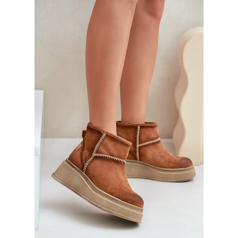 Maciejka 06769-29 Braune Schneestiefel 1