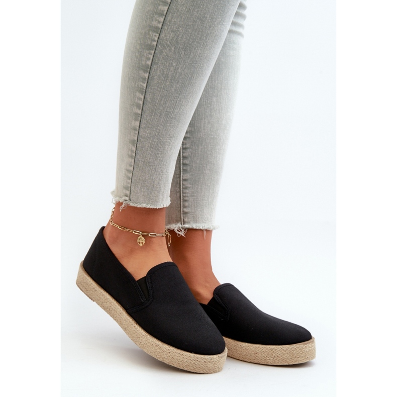 Espadrilles Modell 24TX02-7698 Schwarz 1
