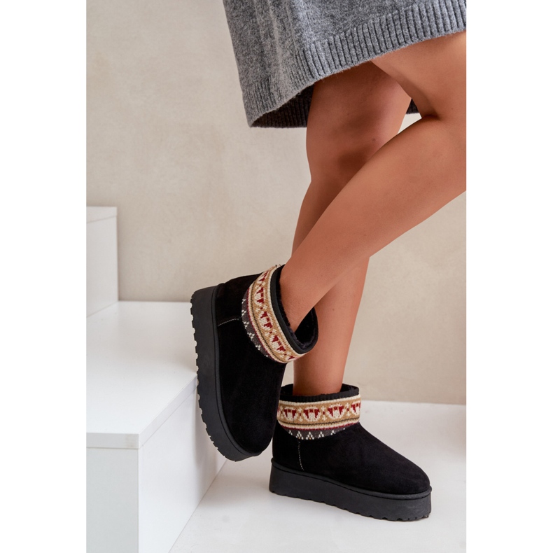 Schneestiefel Modell 20226-4A Schwarz 1