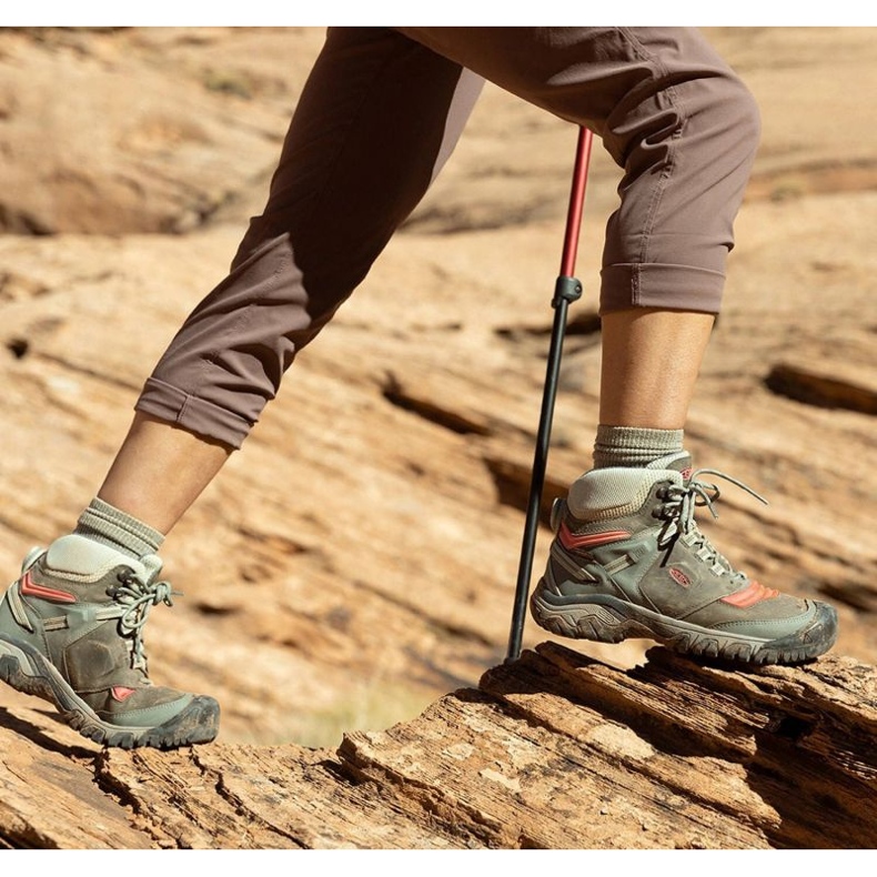 Keen Ridge Flex Mid Wp Trekkingschuhe KE-1024921 braun 2