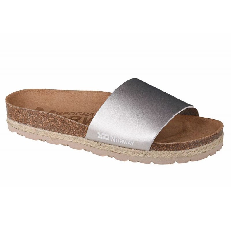 Geographical Norway Sandalias Baja Verano Flip-Flops W GNW20406-26 silber- 1