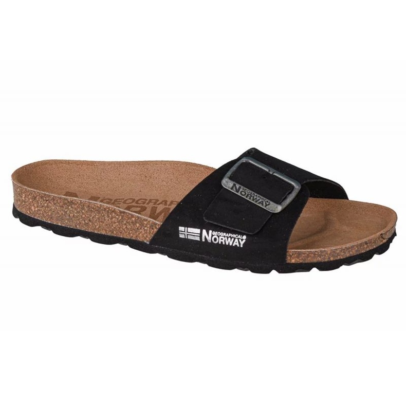 Geographical Norway Sandalias Bios Pala Hebilla Flip-Flops W GNW20410-01 schwarz 1
