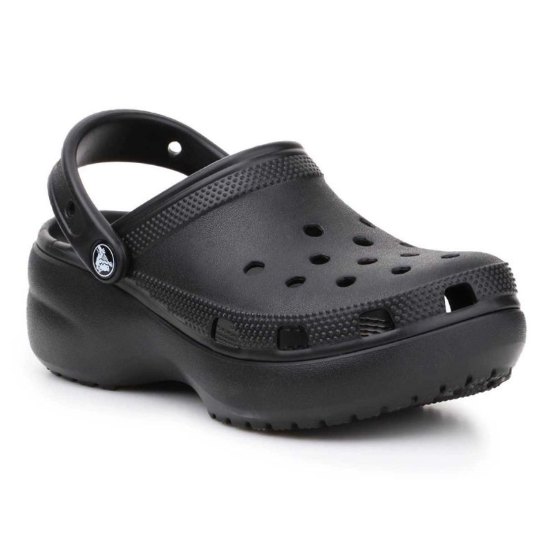 Crocs Classic Platform Clog 206750-001 Flip-Flops schwarz 1