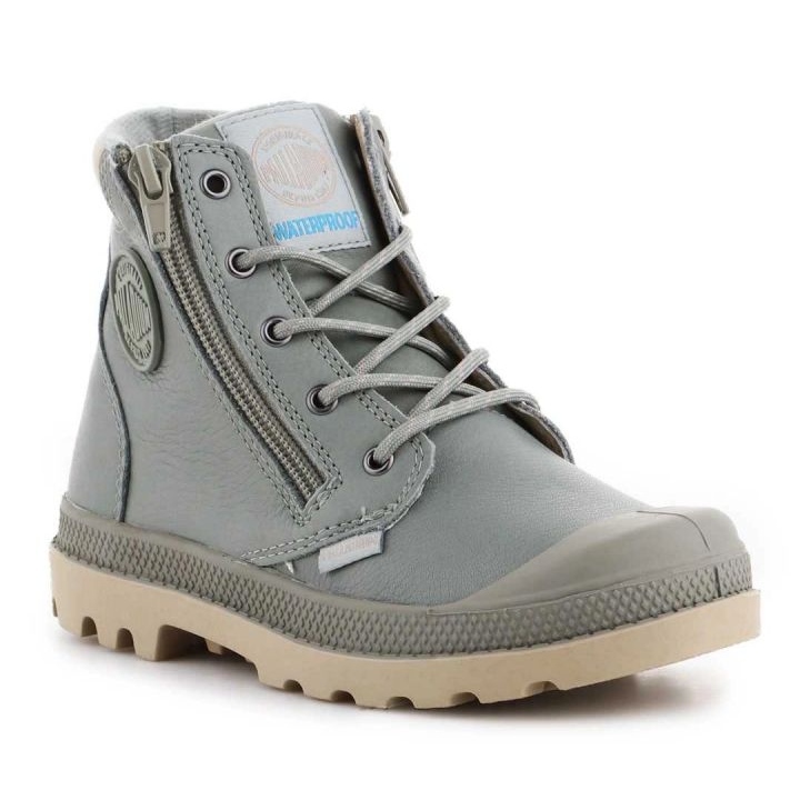Palladium Pampa Hi Cuff Wp 53476-344-M Schuhe grau 1