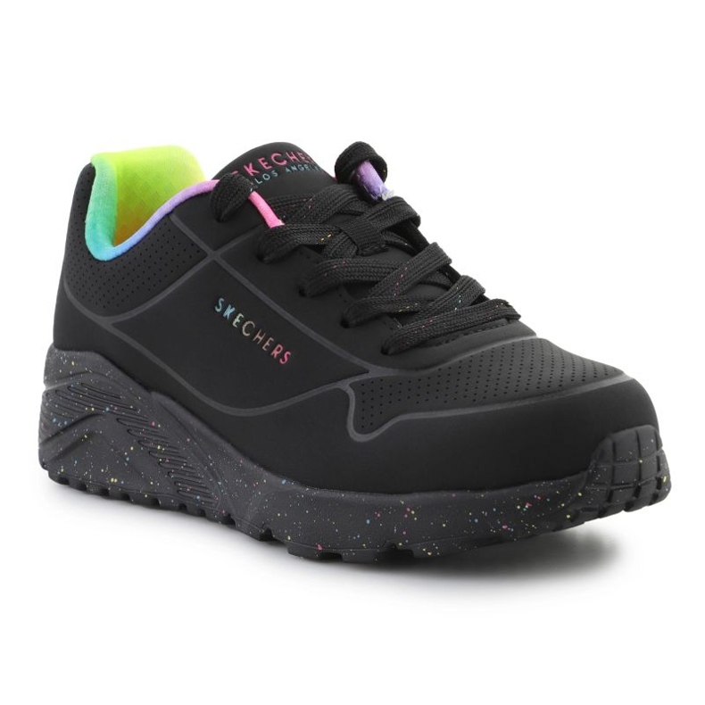 Skechers Uno Lite Rainbow Speckle Schuhe 310456L-BKMT schwarz 1