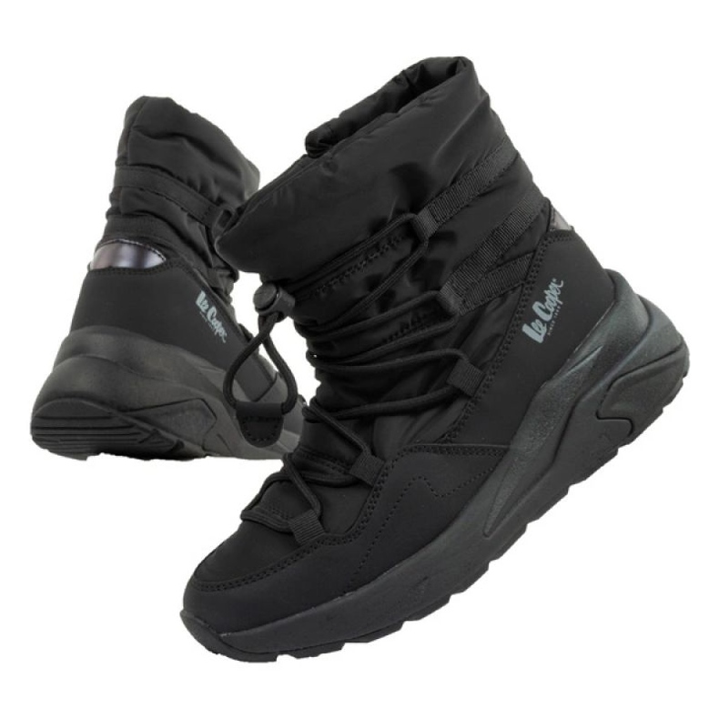 Lee Cooper LCJ-24-47-3156L Damen-Schneestiefel, schwarz 1