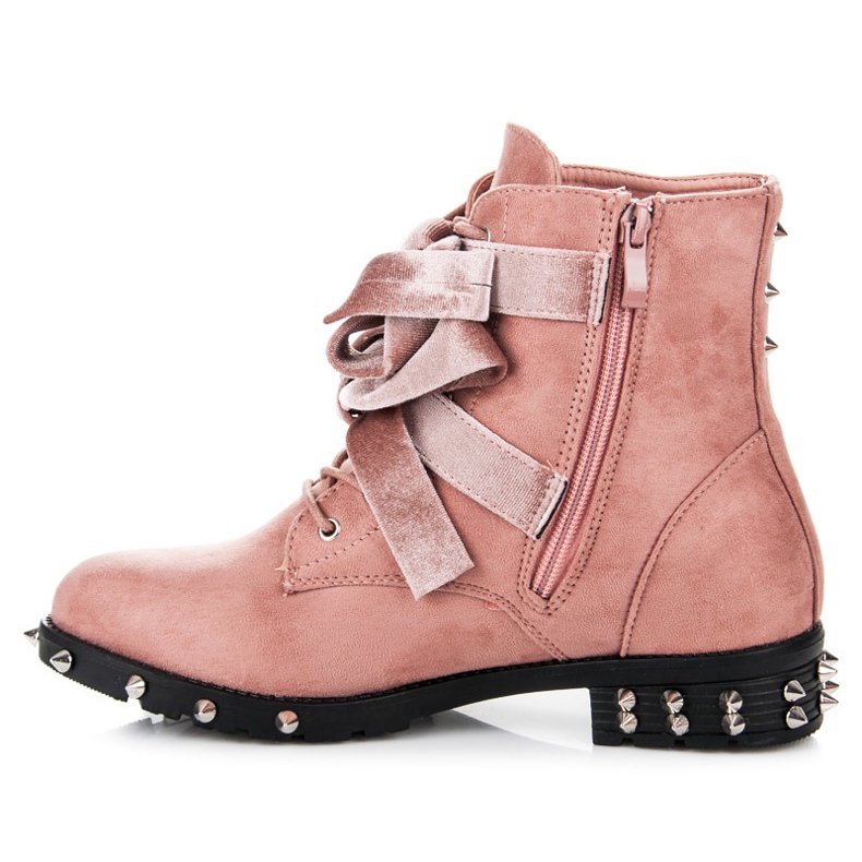 Vices Taschen aus Wildleder rosa 1