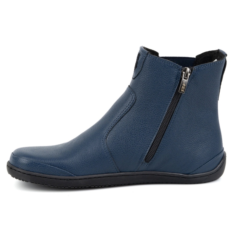 Olivier Barfuß-Chelsea-Stiefel für Damen mit Reißverschluss, isoliert 1263, Marineblau 1