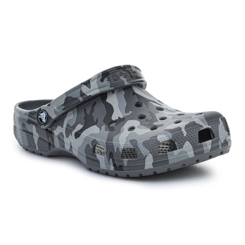 Crocs Classic bedruckte Camo Clog 206454-0IE Flip-Flops schwarz 1