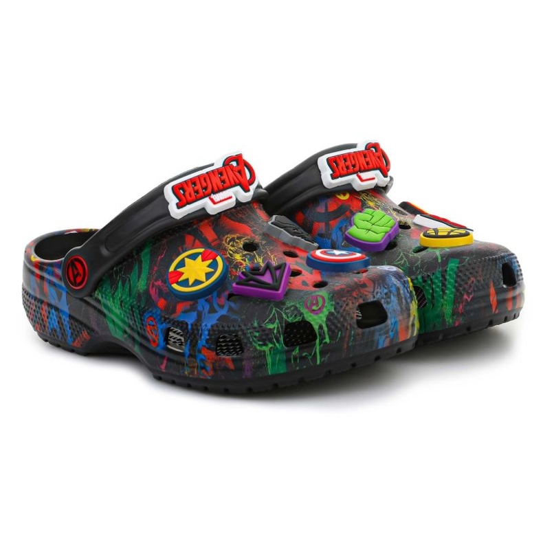 Crocs Classic Marvel Avengers Kinder Clog 207721-001 schwarz 1