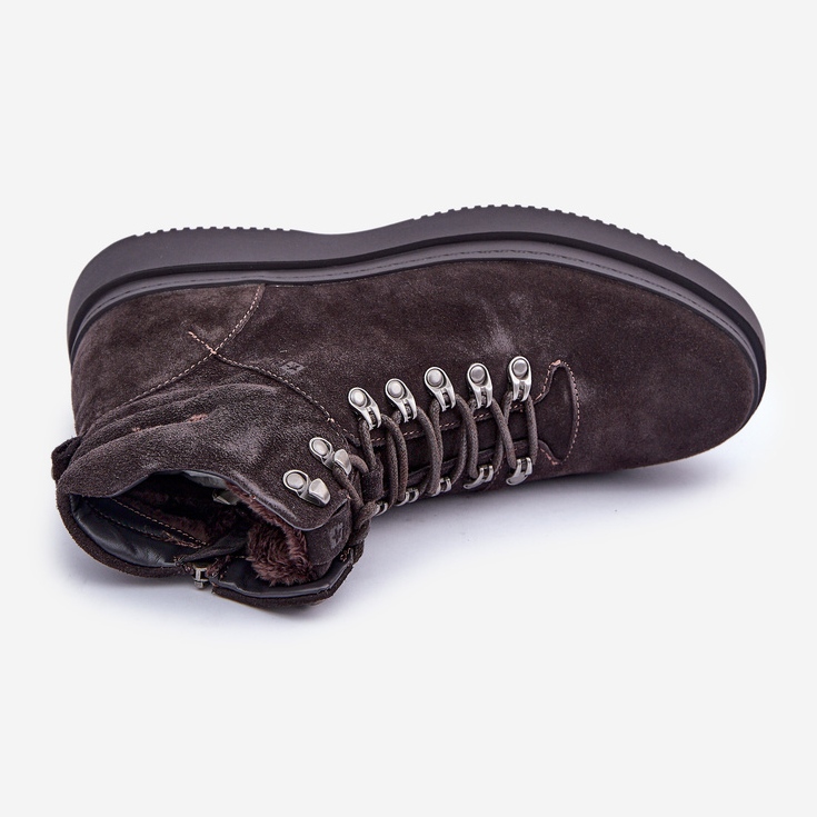 Isolierte Wildlederstiefel für Herren Big Star OO174189 Braun 2