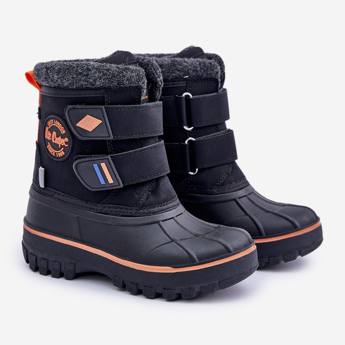 Kinder-Schneestiefel mit Klettverschluss Lee Cooper LCJ-24-44-2865K Schwarz 1