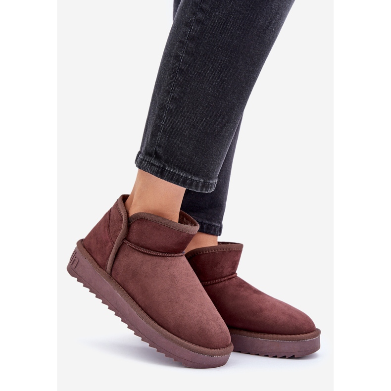 Plateau-Schneestiefel für Damen D.Franklin DFSH370010 Schokolade braun 1