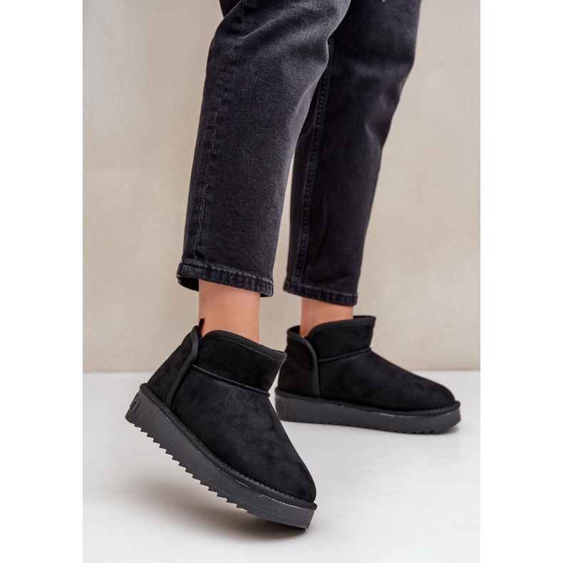 Plateau-Schneestiefel für Damen D.Franklin DFSH370010 Schwarz 2