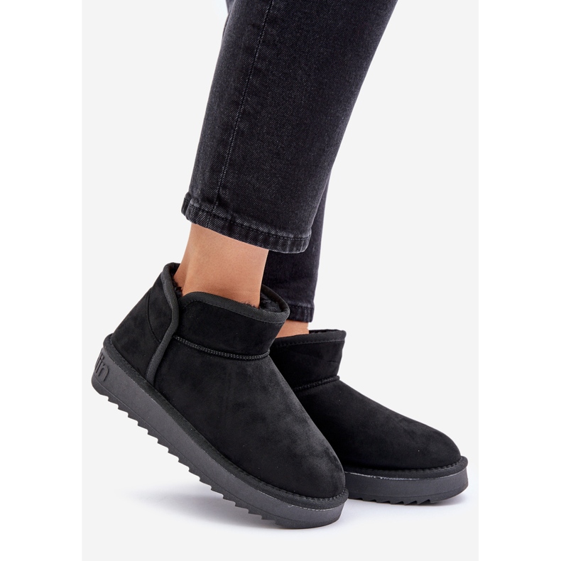 Plateau-Schneestiefel für Damen D.Franklin DFSH370010 Schwarz 1