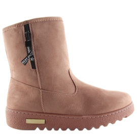 Schneestiefel für Damen rosa AN-111 rosa 1