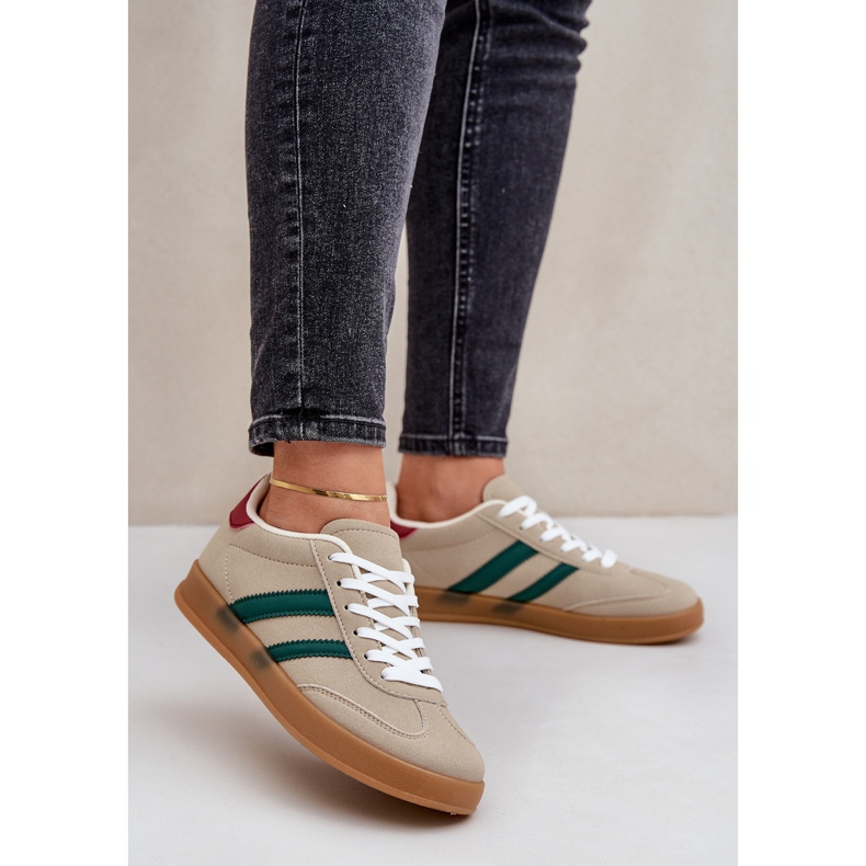 Sport-Low-Sneaker für Damen, Beige 2