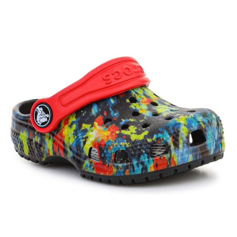 Crocs Classic Tie Dye Graphic Kids Clog T 206994-4SW Flip-Flops mehrfarbig 1