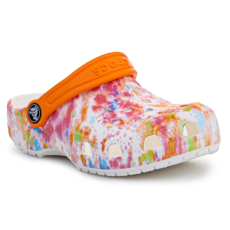 Crocs Classic Tie Dye Graphic Kids Clog 206995-83B Flip-Flops mehrfarbig 1