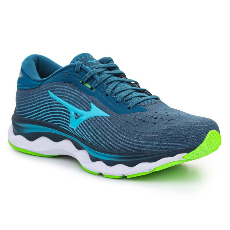 Mizuno Wave Sky 5 J1GC210226 Schuhe blau 1