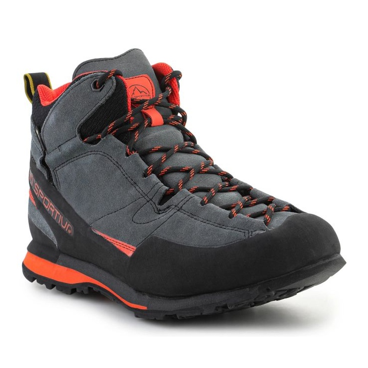 La Sportiva Boulder X Mid Gtx Carbon Flame Schuhe 17E900304 grau 1