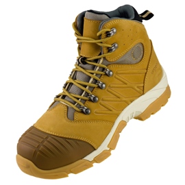 Herren-Arbeitsstiefel mit Zehenschutzkappe aus Verbundwerkstoff URGENT 135/S3 gelb 1