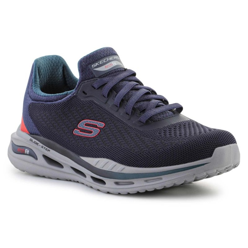 Skechers Arch Fit Orvan-Trayver Schuhe 210434-DKNV blau 1