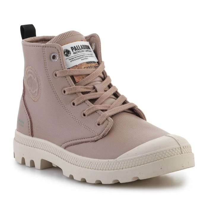 Palladium Pampa Hi Re-Vegn Lederschuhe 74378-284-M beige 1