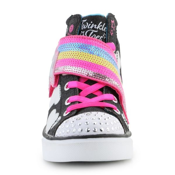 Skechers Twinkle Toes Schuhe: Twinkle Sparks – Shooting Star 314775L-BKMT schwarz 2