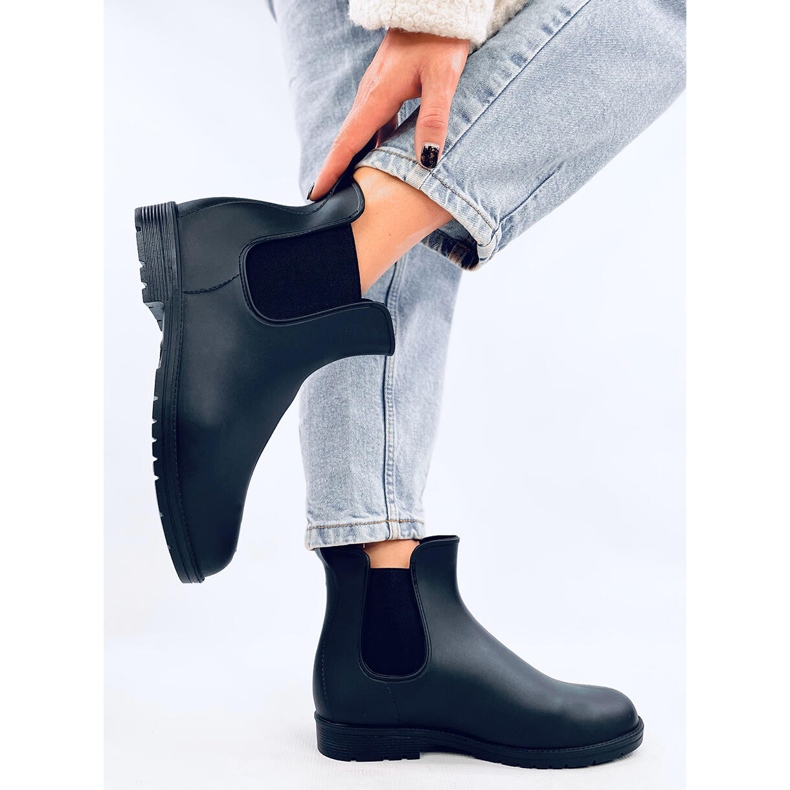 Damen-Chelsea-Stiefel, schwarz 2