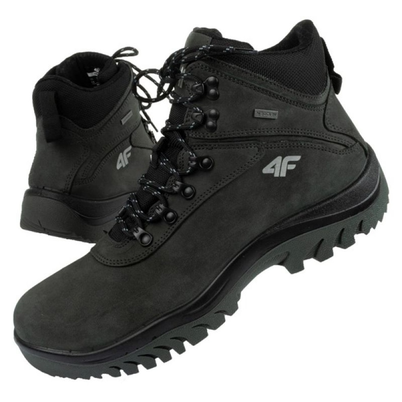 4F OBMH205 22S Trekkingschuhe schwarz 1