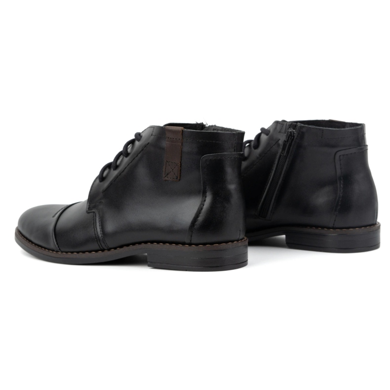 Olivier Herrenleder Winter elegant 282lu schwarze Stiefel 3