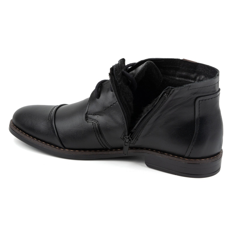 Olivier Herrenleder Winter elegant 282lu schwarze Stiefel 4