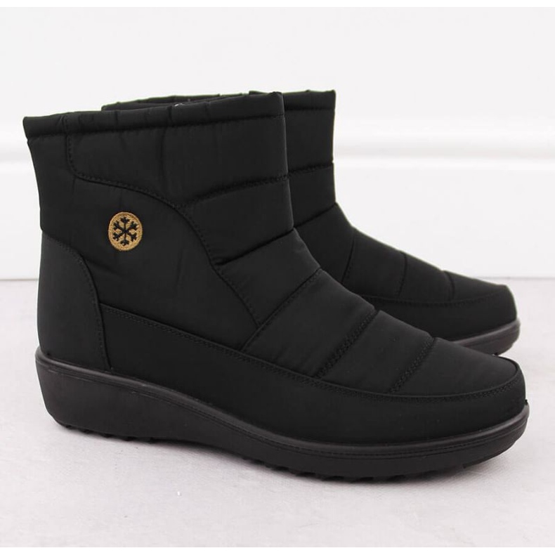 Damen-Unisoft-Schneestiefel, schwarz 2