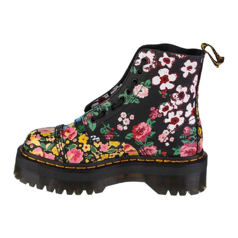 Dr. Martens Dr. Schuhe Martens Sinclair Bex Floral Mash Up DM27128001 mit Blumen schwarz 1