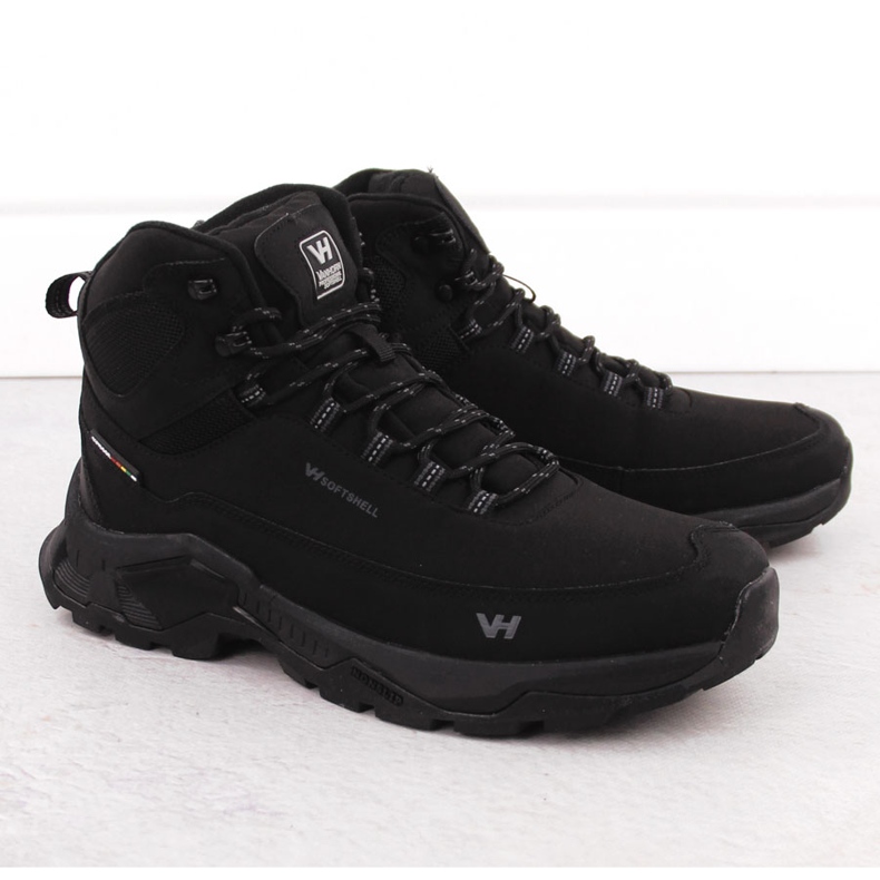 Wasserdichte Herren-Trekkingschuhe, schwarz, Vanhorn 99302 1