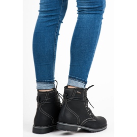 Queentina Arbeitsstiefel schwarz 1