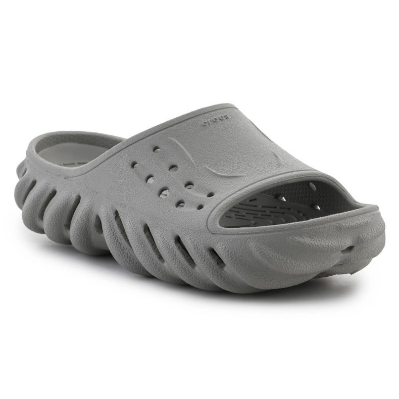 Crocs Echo Slide Elephant 208170-1LM Flip-Flops grau 1