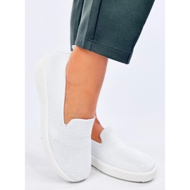 Weiße Sockensneaker für Damen 1
